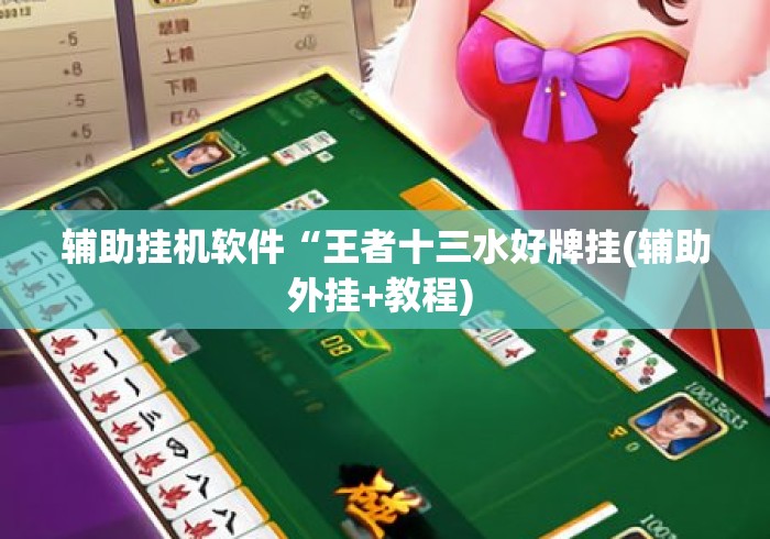 辅助挂机软件“王者十三水好牌挂(辅助外挂+教程) 