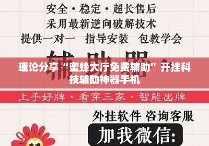 理论分享“蜜蜂大厅免费辅助	”开挂科技辅助神器手机