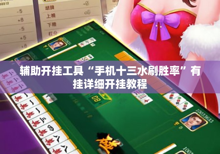 辅助开挂工具“手机十三水刷胜率”有挂详细开挂教程