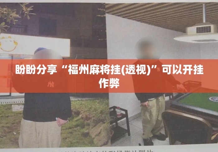 盼盼分享“福州麻将挂(透视)	”可以开挂作弊