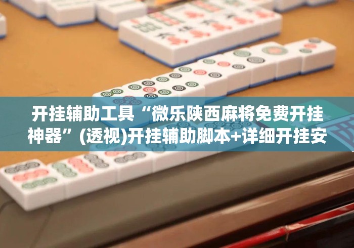 开挂辅助工具“微乐陕西麻将免费开挂神器”(透视)开挂辅助脚本+详细开挂安装教程