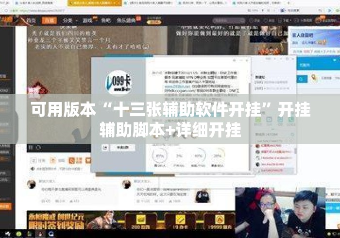 可用版本“十三张辅助软件开挂”开挂辅助脚本+详细开挂