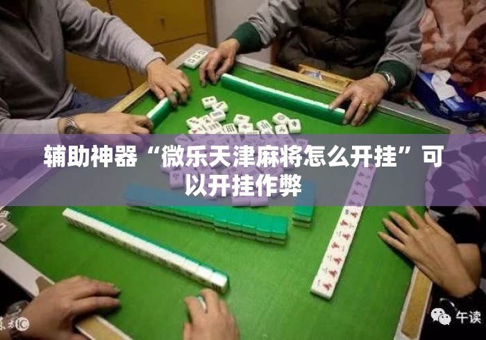 辅助神器“微乐天津麻将怎么开挂”可以开挂作弊
