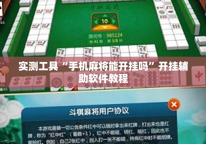 实测工具“手机麻将能开挂吗”开挂辅助软件教程