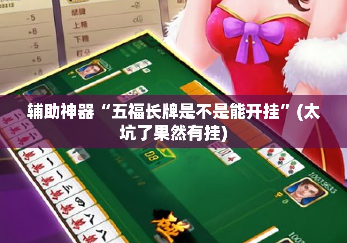 辅助神器“五福长牌是不是能开挂	”(太坑了果然有挂)