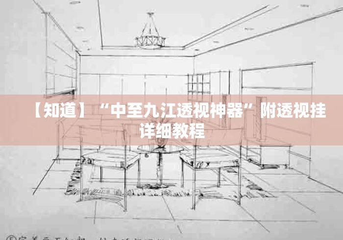 【知道】“中至九江透视神器”附透视挂详细教程