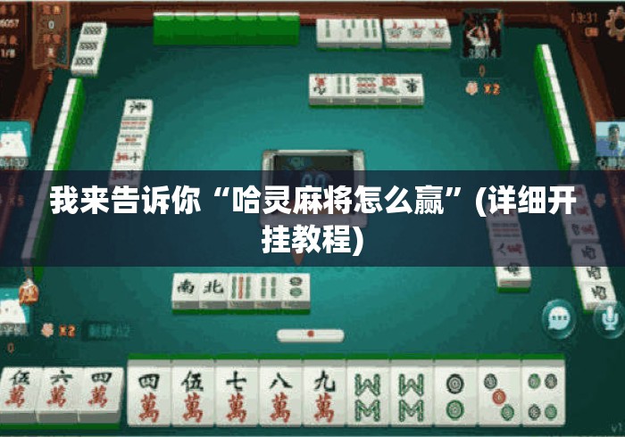 我来告诉你“哈灵麻将怎么赢”(详细开挂教程)