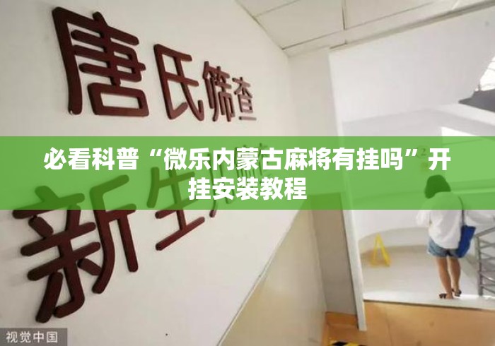 必看科普“微乐内蒙古麻将有挂吗”开挂安装教程
