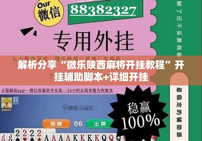 解析分享“微乐陕西麻将开挂教程”开挂辅助脚本+详细开挂