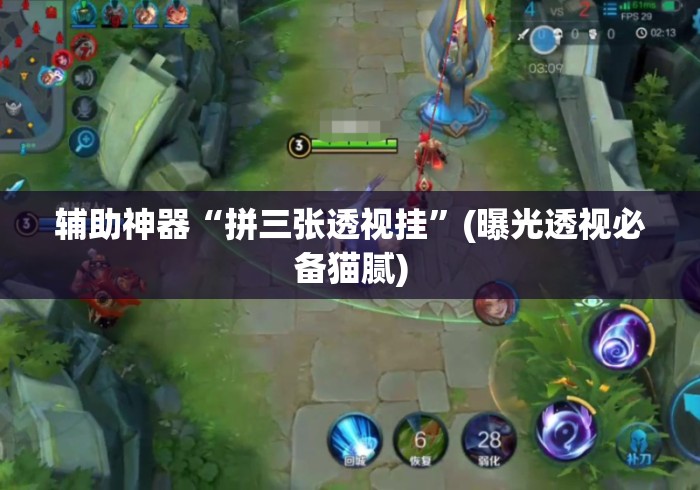 辅助神器“拼三张透视挂”(曝光透视必备猫腻)