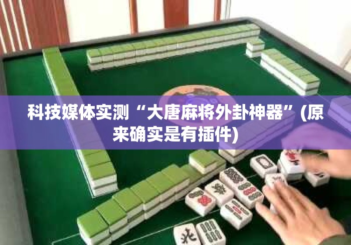 科技媒体实测“大唐麻将外卦神器”(原来确实是有插件)