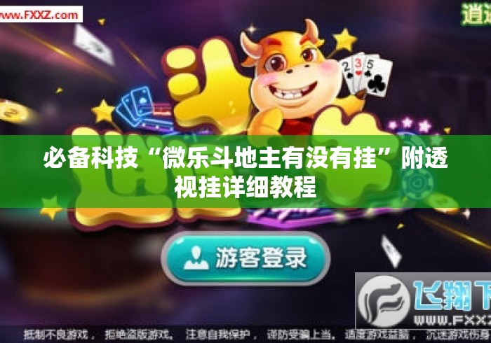 必备科技“微乐斗地主有没有挂”附透视挂详细教程