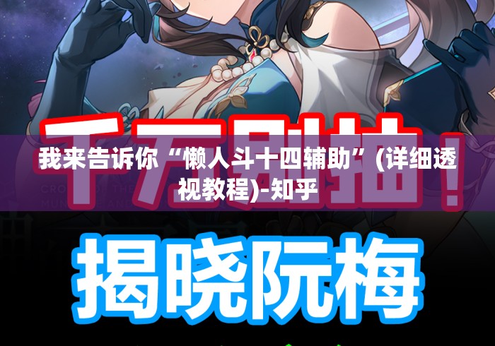 我来告诉你“懒人斗十四辅助”(详细透视教程)-知乎