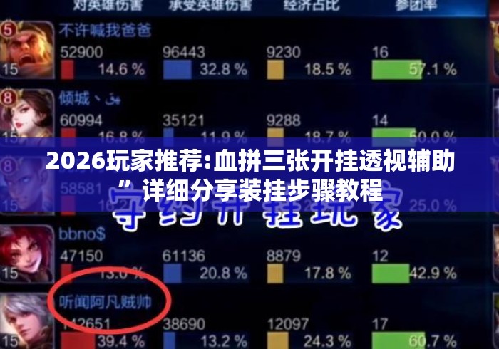 2026玩家推荐:血拼三张开挂透视辅助”详细分享装挂步骤教程