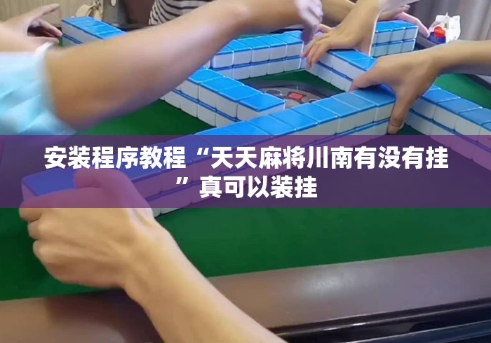 安装程序教程“天天麻将川南有没有挂”真可以装挂