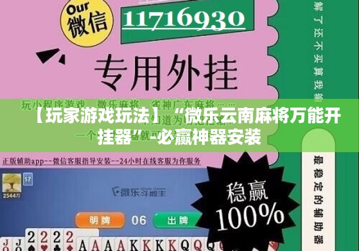 【玩家游戏玩法】“微乐云南麻将万能开挂器”-必赢神器安装