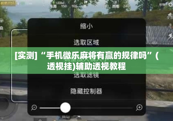 [实测]“手机微乐麻将有赢的规律吗”(透视挂)辅助透视教程