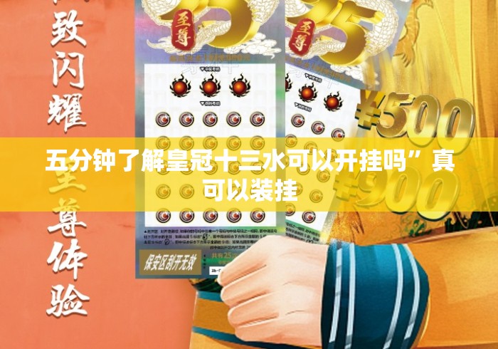 五分钟了解皇冠十三水可以开挂吗”真可以装挂