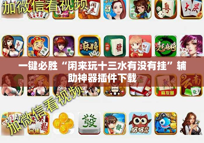 一键必胜“闲来玩十三水有没有挂”辅助神器插件下载