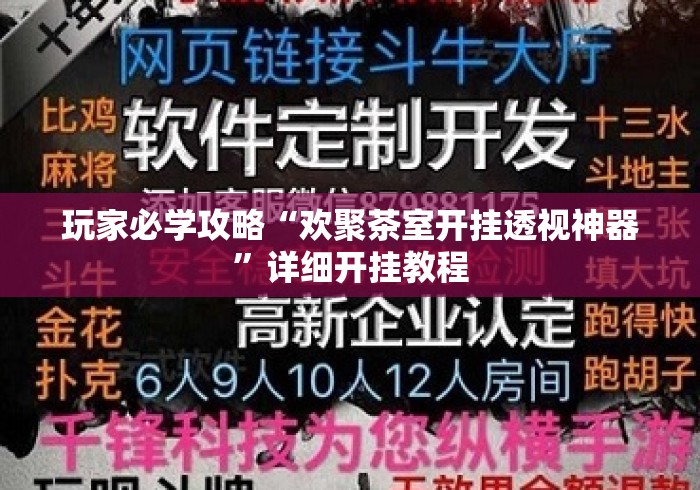 玩家必学攻略“欢聚茶室开挂透视神器	”详细开挂教程