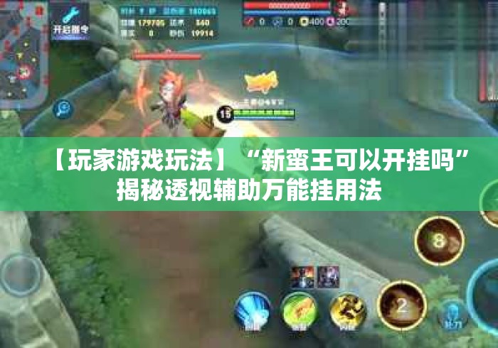 【玩家游戏玩法】“新蛮王可以开挂吗	”揭秘透视辅助万能挂用法