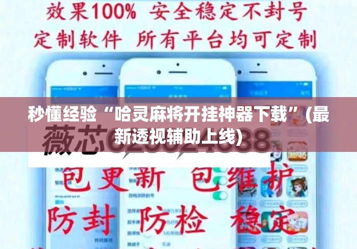 秒懂经验“哈灵麻将开挂神器下载”(最新透视辅助上线)